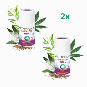 Zvýhodněný set: 2x ARTHROCANN konopný masážní gel FORTE+1800 mg CBD – 90 ml – Annabis