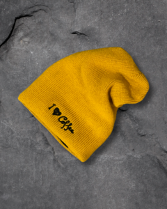 Pletená čepice MUSTARD