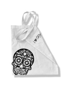 Taška Los Muertos Coffee white