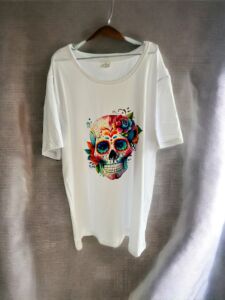 Dámské tričko Los Muertos Coffee White