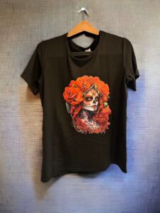 Dámské tričko Los Muertos Coffee Red