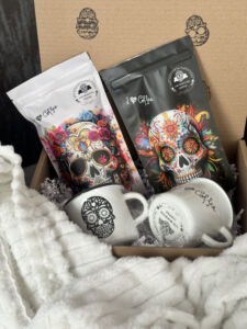 Dárkové balení Los Muertos 2x250g + 2 plecháčky 0,3 l