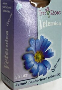 Dámské punčochové kalhoty VETERNICA 20 den s velkým klínem