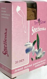 Dětské jednobarevné punčochové kalhoty 20 den Snežienka