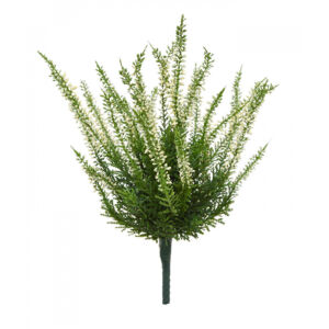 Umělá rostlina ERICA – vřes  (30cm) – bílá