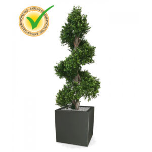 Umělý strom Buxus spirála DeLuxe (140cm) – UV
