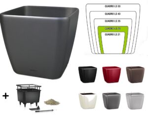 Květináč Lechuza Quadro 28 (26cm)