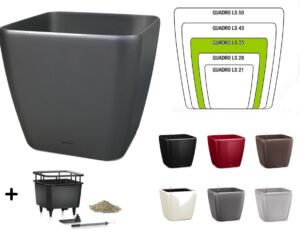 Květináč Lechuza Quadro 35 (33cm)