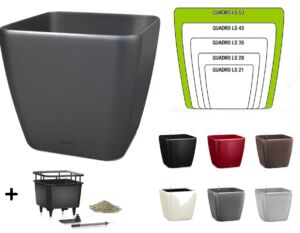 Květináč Lechuza Quadro 50 (47cm)