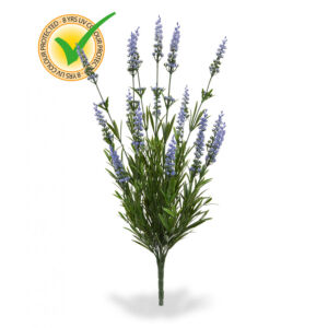 Umělá květina Levandule (50cm) – UV – modrá