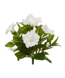 Umělá rostlina Petunie (25cm) – bílá