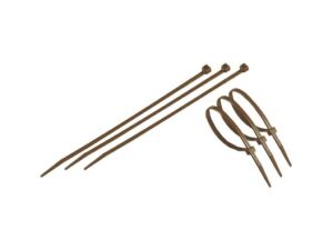 Utahovací pásek 20 cm (50 kusů) – hnědá