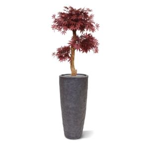 Umělá bonsai Javor (95cm) – burgundy