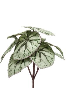 Umělá rostlina Begonie (25cm) – šedá