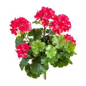 Umělá rostlina Pelargonie (39cm) violet – UV