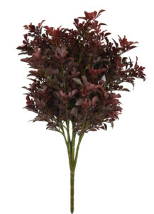 Umělá rostlina Boxwood Bush burgundy (60cm) – UV
