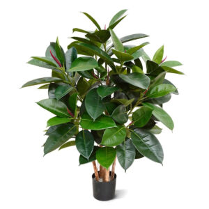Umělý strom Ficus Elastica Robusta (85cm) – FR