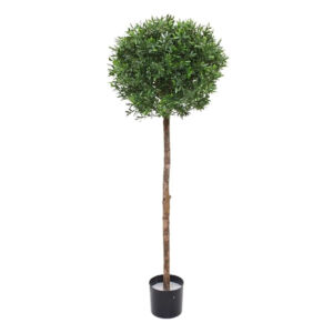 Umělý strom Ilex koule na kmeni – UV  (135cm)