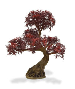 Umělý strom Aralia Bonsai- burgundy (90cm) – UV