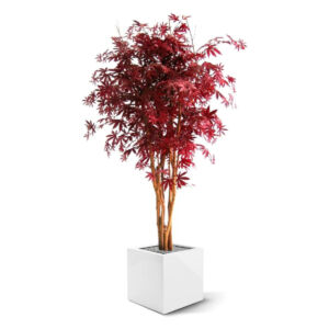 Umělý strom Javor Deluxe (160cm) – burgundy