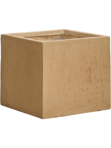 Květináč BAQ Raindrop CUBE – brown beige