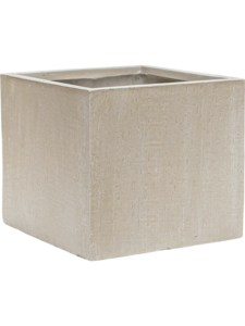 Květináč BAQ Raindrop CUBE – béžová