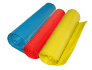 LDPE pytle, rozměry 70*110 cm, objem 120 l, role 25 ks, síla 40 mikronů.