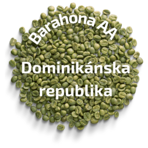 Zelená káva Dominikánska republika Barahona AA