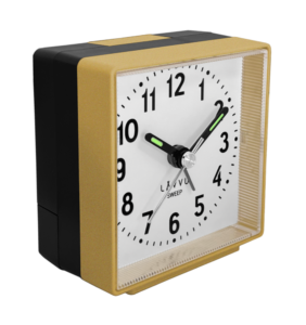 LAVVU Zlatý budík SWEEP s plynulým chodem – 3 ROKY ZÁRUKA!