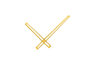 Zlaté vyseknuté hliníkové ručičky na hodiny 168 mm | 118 mm