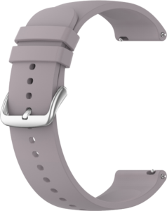 LAVVU Šedý silikonový řemínek na hodinky – 22