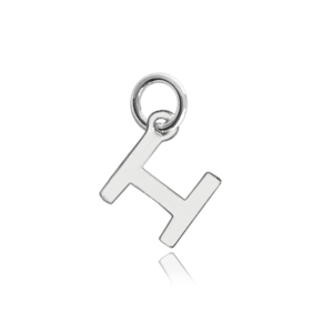 MINET Stříbrný přívěs drobné písmeno „H“