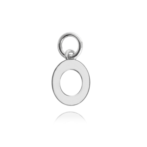MINET Stříbrný přívěs drobné písmeno „O“
