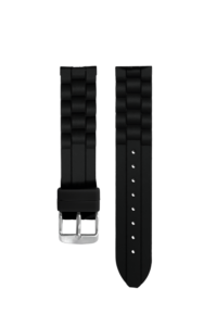 CLOCKODILE Silikonový černý řemínek k dětským hodinkám
