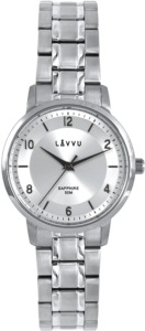 LAVVU Stříbrné dámské hodinky LINSELL se safírovým sklem