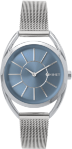 MINET Stříbrné dámské hodinky ICON BLUE MESH
