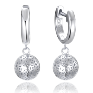 MINET Stříbrné náušnice kuličky