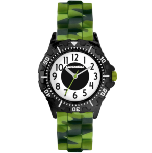 CLOCKODILE Svítící maskáčové sportovní chlapecké dětské hodinky SPORT 4.0