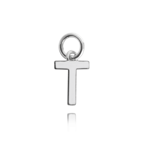 MINET Stříbrný přívěs drobné písmeno „T“
