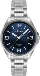 LAVVU Pánské hodinky se safírovým sklem HERNING Blue