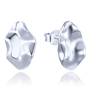 MINET Moderní stříbrné náušnice