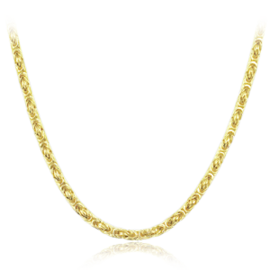 LAVVU Pánský pozlacený stříbrný náhrdelník Ag 925/1000 18,45g