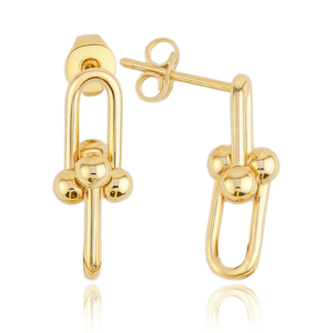 MINET Elegantní zlaté náušnice Au 585/1000 2,30g