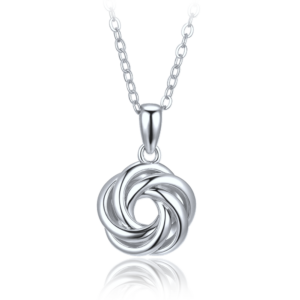 MINET Decentní stříbrný náhrdelník