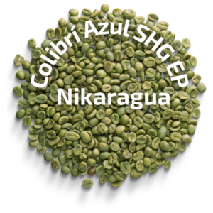 Zelená káva Nikaragua SHG EP Colibrí Azul