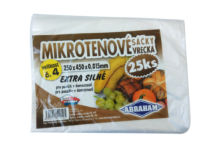 Mikrotenové sáčky vel. 250×450, 25ks