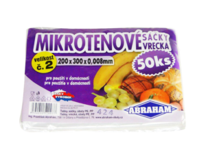 Mikrotenové sáčky vel. 200×300, 50ks