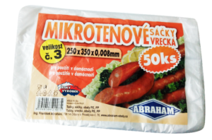Mikrotenové sáčky vel. 250×350, 50ks