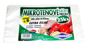 Mikrotenové sáčky vel. 300×450, 25ks