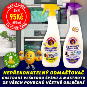 CHANTECLAIR SGRASSATORE UNIVERSALE Odmašťovač – rozprašovač 600ml